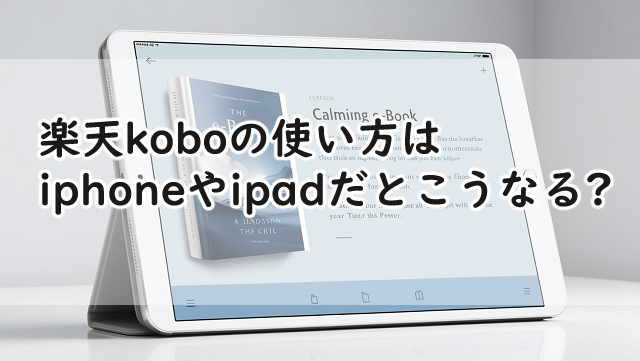 楽天koboの使い方はiphoneだと?ipadだとこうなる?